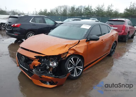 2021 Nissan Sentra Sr Xtronic Cvt z USA, uszkodzony, nr VIN 3N1AB8DV9MY240813